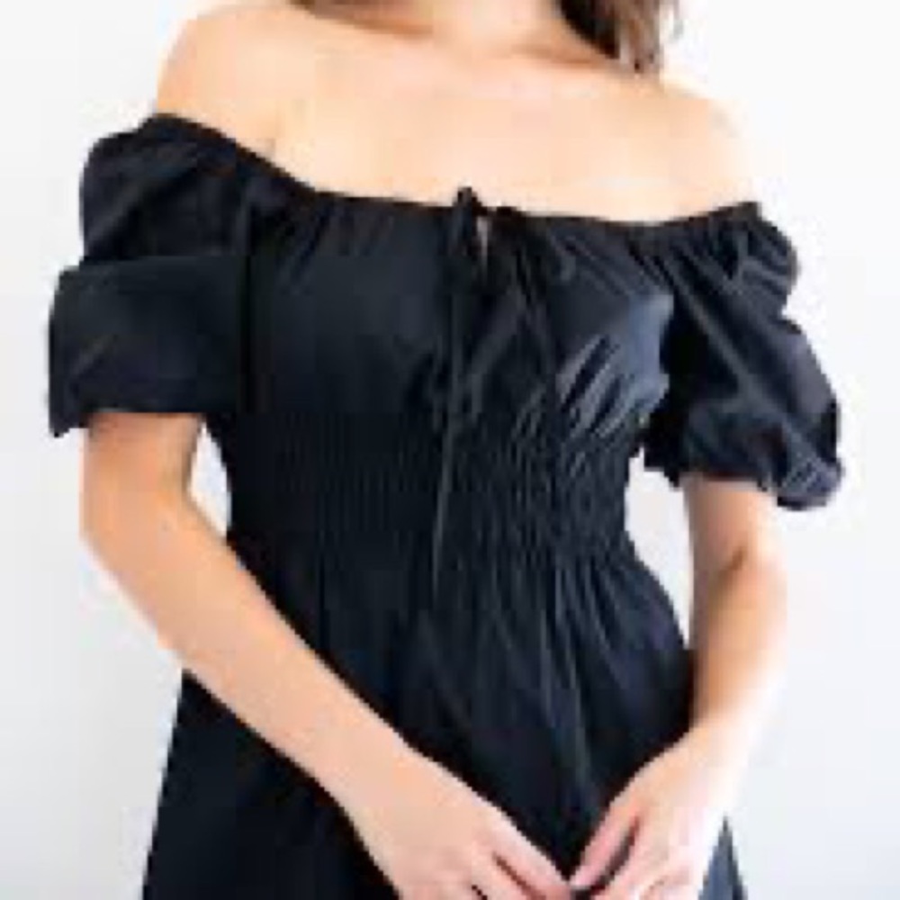 PRIV Sofia Dress in Black, Size Small, NWT